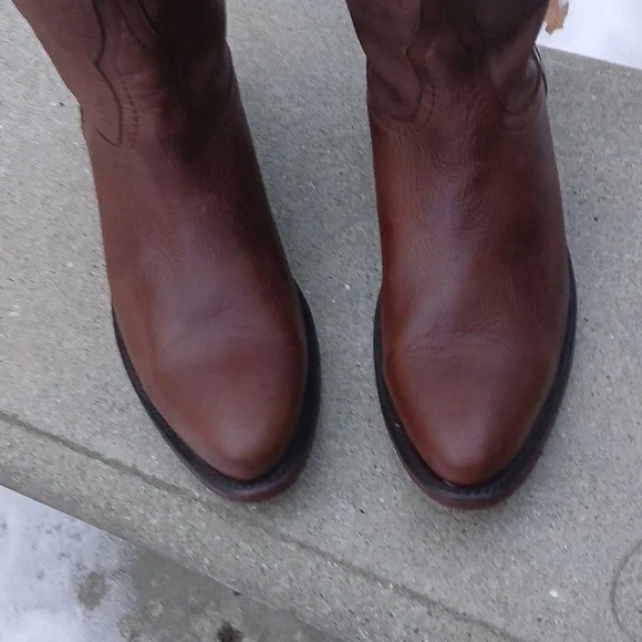 LUCCHESE Tall Riding Boot Sz 9 - Picture 2 of 16